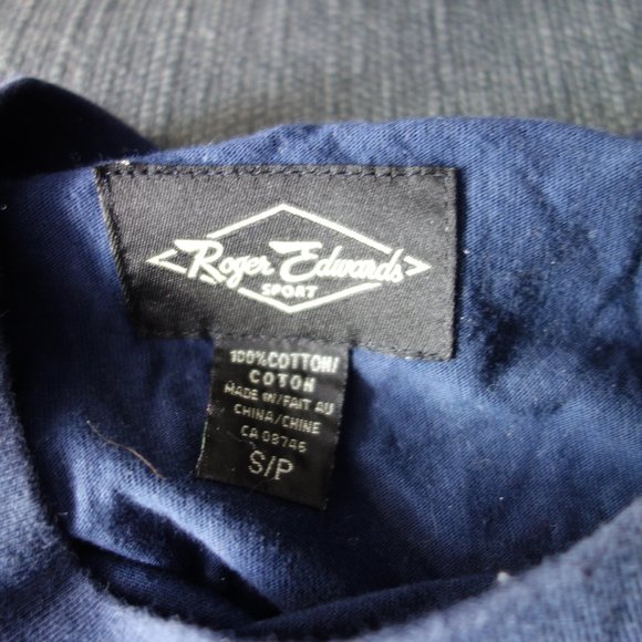 Roger Edwards Sport Quebec Nordiques Hockey Club Felt Embossed Long Sleeve Shirt - Picture 5 of 5